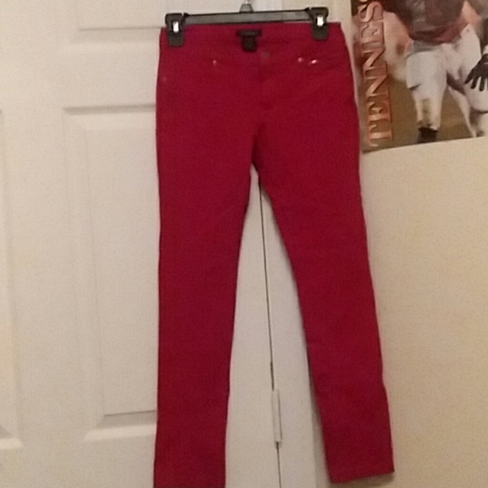 Cisbono Red Skinny Jeans